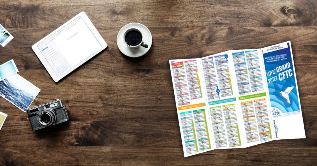 Bannière Visuel Calendrier Planning 2021