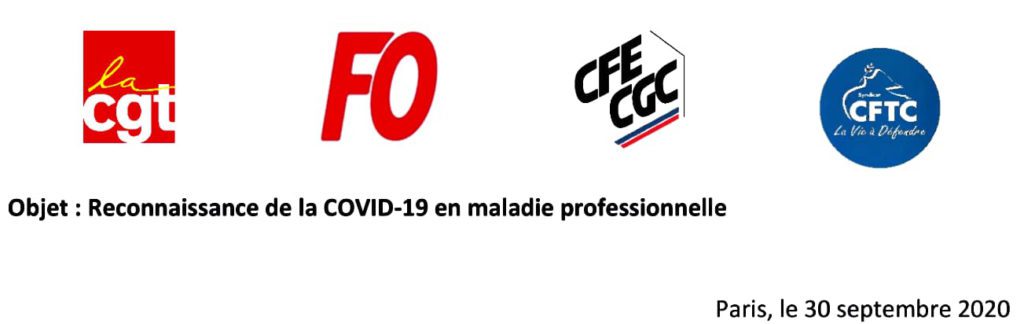 Entête Courrier Commun Covid-19 Maladie-Pro