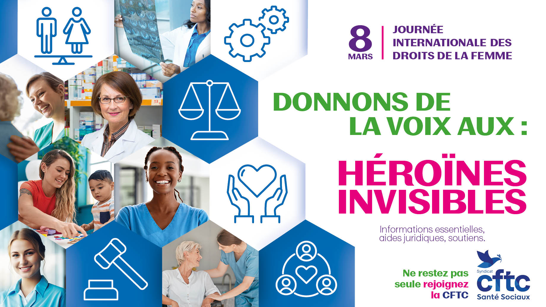 Donnons de la voix aux héroïnes invisibles : Journée des droits des femmes 2024