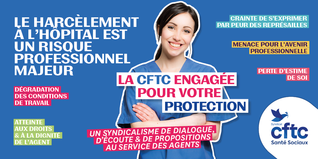 Affiches : Harcèlement au travail à l’hôpital – Téléchargement gratuit
